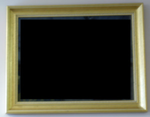 Framed mirror